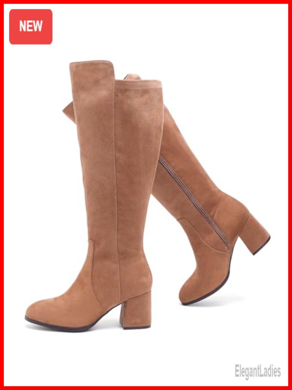 Faux Leather Extra Wide Calf Knee High Boots Memory Foam Equestrian Riding Boots